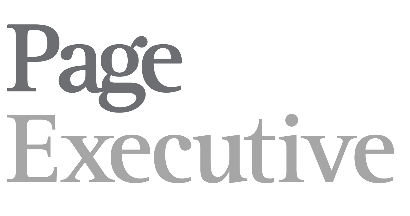 Logotipo que dice 'Page Executive' en texto gris.